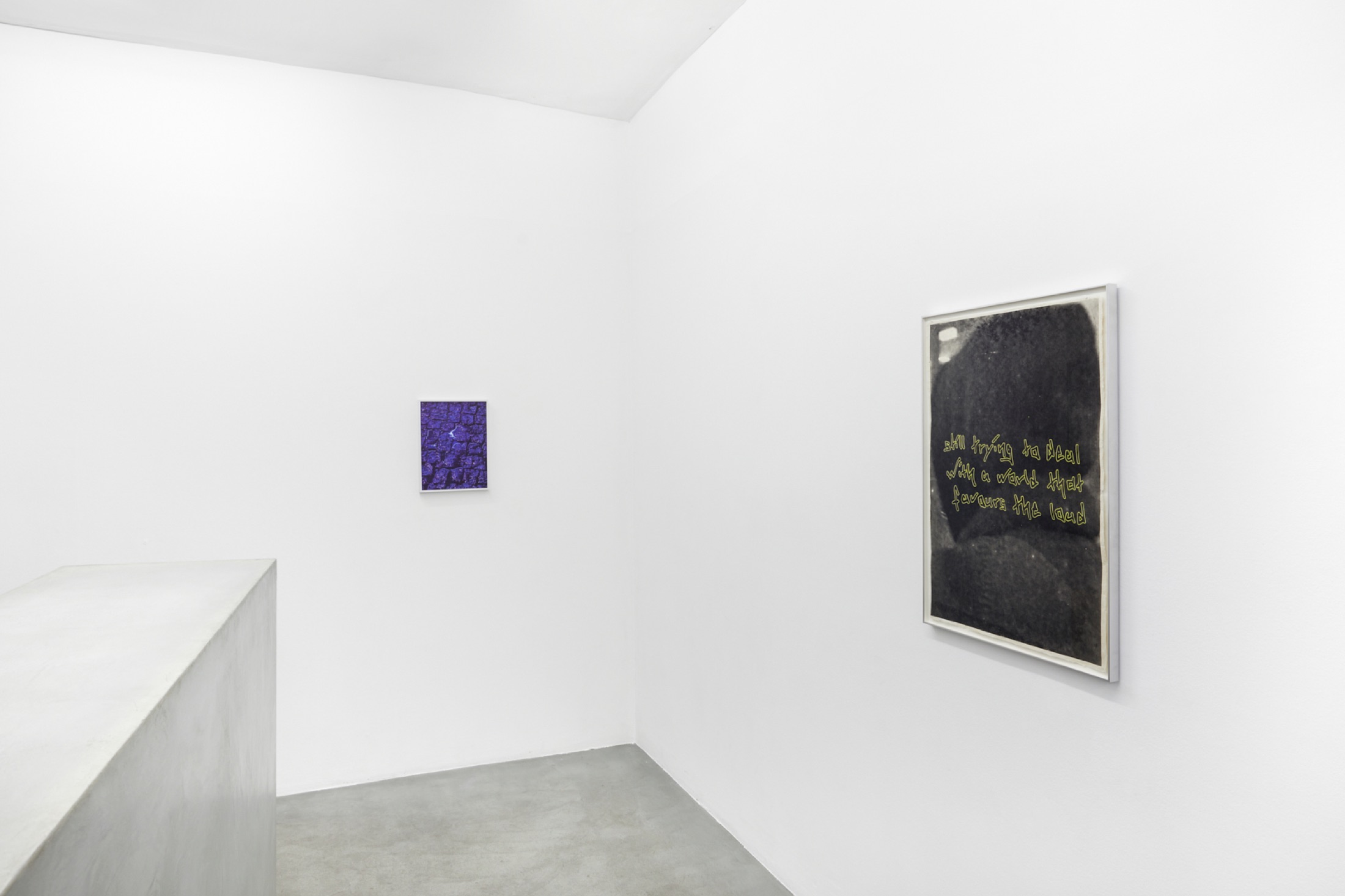 Installation view of Hues, Bremond Capela, Paris, France, 2024